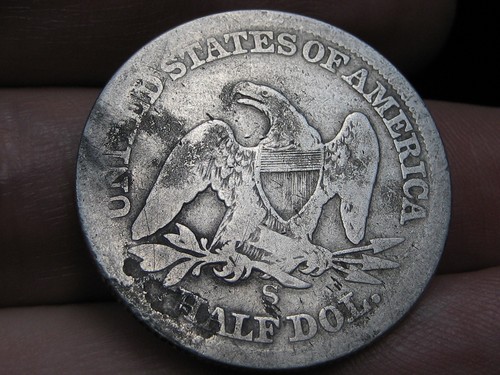 1855 seated liberty - s,